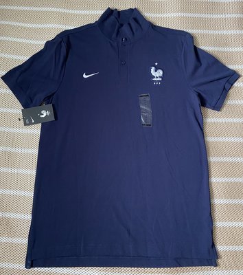Nike 深藍 polo衫 世界盃 World Cup 法國隊 公雞 M號 全新
