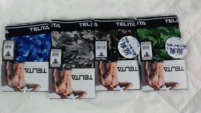 TELITA 迷彩系列運動內褲(100%聚酯纖維) 30~32腰適用