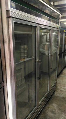 二手3門式飲料冰箱拍賣
