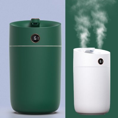 大容量雙噴usb加濕器家用 靜音辦公室桌面空氣凈化加濕器定制logo
