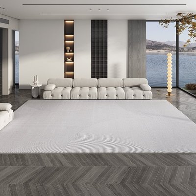 特價卡提克蘭意式客廳素色地毯極簡侘寂風茶幾地墊現代簡約臥室毯新款