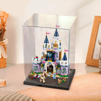亞克力防塵盒適用樂高41154灰姑娘的夢幻城堡展示模型玩具透明