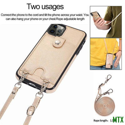 MTX旗艦店！蘋果手機殼皮套iPhone 6 6s 7 8 SE2 Plus 11 Pro Max SE3長繩掛繩熱賣卡包爆款