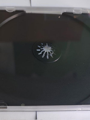 原裝進口透明黑底CD光盤盒個人專輯光碟收納盒不傷盤少劃傷易拆取