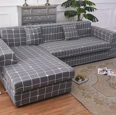 L型彈性沙發罩【RS Home】2+3人沙發套彈性沙發套沙發墊沙發巾沙發布床墊保潔墊沙發彈簧床折疊沙發 [2+3人座]