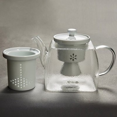 水壺 玻璃茶壺-方型蒸煮雙內膽耐熱煮茶器2色74aj20[獨家進口][米蘭精品]