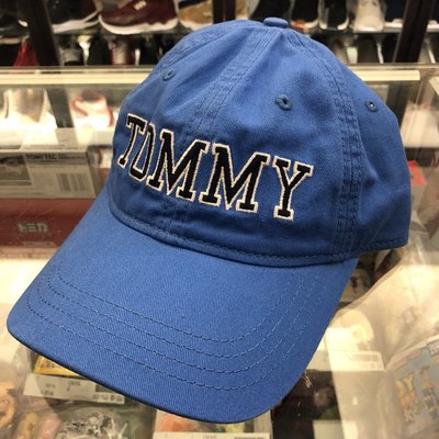 現貨 BEETLE TOMMY HILFIGER CAP 藍色 文字LOGO 經典LOGO 老帽 棒球帽 可調式 男女款