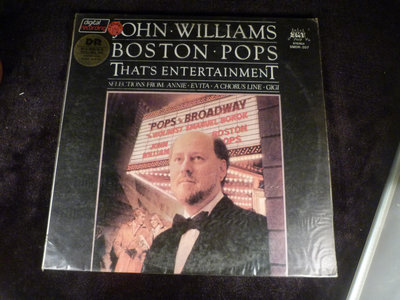 古玩軒~(LP唱片)12寸黑膠 JOHN WILLIAMS BOSTON POPS that's entertainment~PPP918