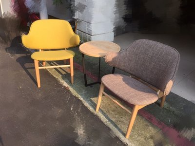 【 一張椅子 】 丹麥 Ib Shell chair 企鵝椅 復刻版 展示品出清兩張10000元