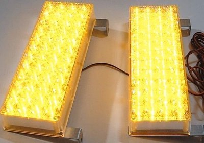 黃+黃 一對二 大款控制盒LED爆閃燈 警示燈 警用燈 閃光燈 日行燈將軍燈 工程燈 LED SMD
