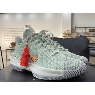 【正品】耐克Nike Ambassador 13 詹姆斯 使節13 紫金重器 籃球 白綠 運動 現貨 CQ9329-300慢跑鞋