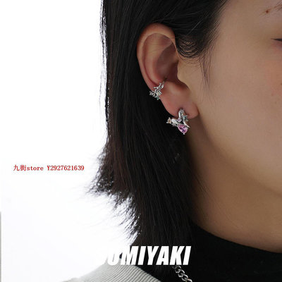 九街store疊戴神器！SUMIYAKI原創設計mini號耳夾簡約百搭時尚耳飾女無耳洞