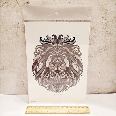 【萌古屋】獅子手臂大圖 - 男女防水紋身貼紙刺青貼紙WS-B624 K29