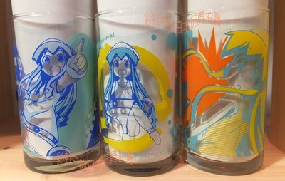 3款同售  日本製 TATIO 日版 籤本舖 侵略!花枝娘 圖樣 玻璃杯 水杯 果汁杯 夏日必備 野餐用品 夏日泳裝