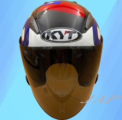 《JAP》KYT  DJ VO  深墨色 半罩副廠專用鏡片 KYT 安全帽鏡片