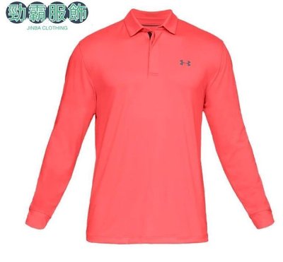 熱賣underarmour高爾夫服裝UA男子高爾夫運動Polo衫秋冬長袖--勁霸服飾