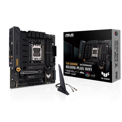 華碩TUF GAMING B650M-PLUS 主板支持CPU AMD7000系處