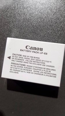 愛寶買賣 電池 二手 Canon LP-E8 相機電池 Kiss X4 EOS 550D 600D 650D 700D