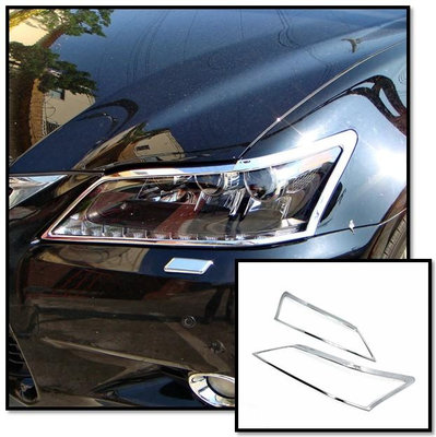 圓夢工廠 Lexus GS 2012~2015 GS250 GS350 GS450 鍍鉻 車燈框 前燈框 頭燈框