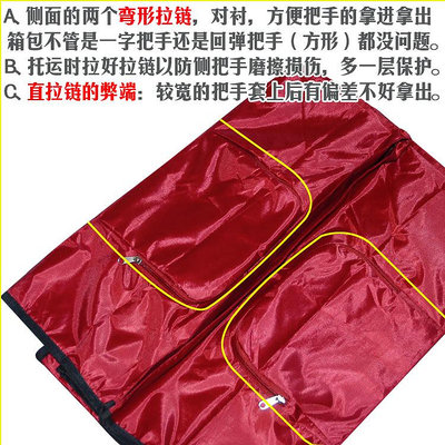 行李箱保護套拉桿箱行李箱套加厚耐磨防水皮箱套24寸28寸30寸保護防塵袋非彈力