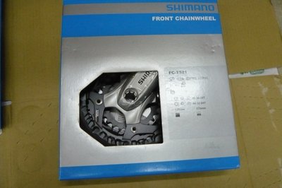 [ㄚ順雜貨鋪] 全新 SHIMANO FC-T521  3 X 10速大盤曲柄組  全新盒裝(銀腿)