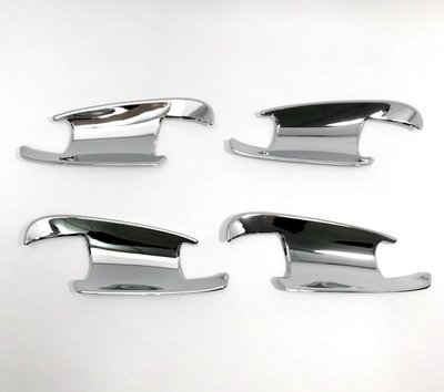 圓夢工廠 Benz S212 Wagon 09~16 E350 E400 E500 E63 鍍鉻銀 車門防刮門碗內襯貼