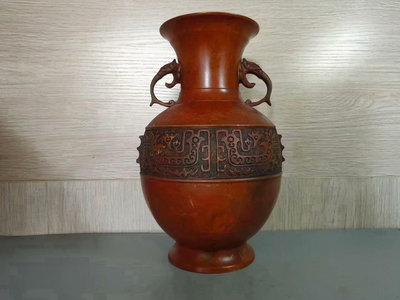 日本銅花瓶779