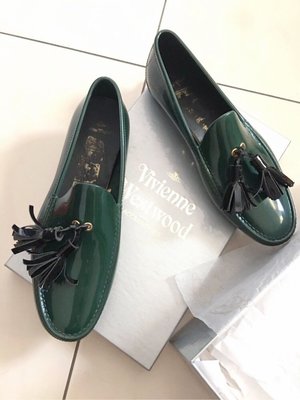 Vivienne Westwood 軟膠休閒鞋（墨綠色）