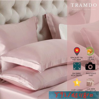 Nite9silk TRAMDO 床上用品高級絲綢枕套 Y1810