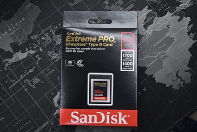 萬佳國際 現貨 增你強公司貨 含稅開發票 Sandisk Extreme Pro CFexpress Type B 512Gb 1700mb/s 門市近西門町