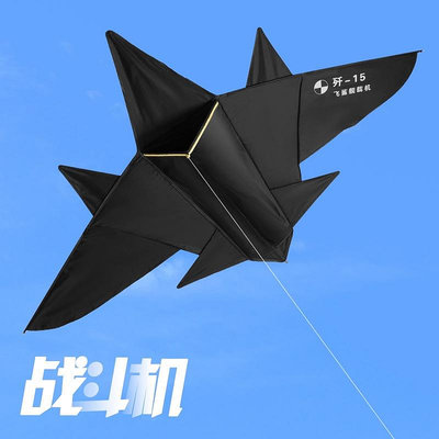 新款風箏大全飛機2024成人兒童卡通黑戰斗機高檔大型微風結實耐用