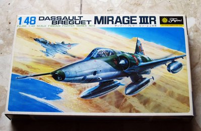 《廣寶閣》 日本FUJIMI 富士美模型 1/48 DASSAULT BREGUET MIRAGE IIIC 戰鬥機