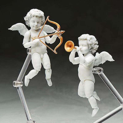 桌面美術館figma SP076小天使丘比特2款1套素體雕像手辦模型 動漫星城美少女手辦