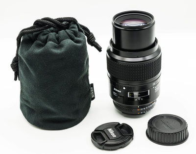 二手新中古:Nikon AF Micro 105mm F2.8D 原廠微距鏡頭 鏡片清潔無黴外觀小小傷
