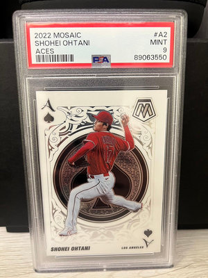 [MLB] 大谷翔平 2022 PANINI MOSAIC ACES PSA 9 鑑定卡