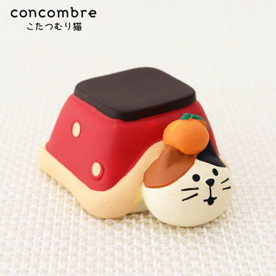 ［托托 in JP］日本 正品 concombre DECOLE 2023 福兔系列 正月 暖桌 貓 橘子