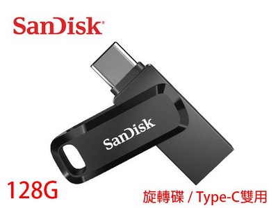 「阿秒市集」SanDisk Ultra Go USB 128GB TypeC 雙用 OTG 隨身碟 SDDDC3