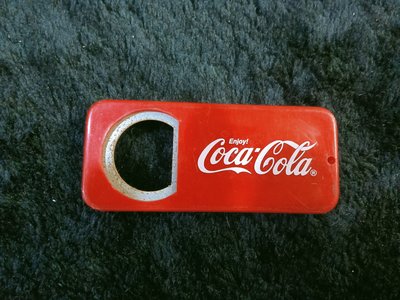 可口可樂 磁鐵開罐器 - 也可當磁鐵牌 - 9.5公分長 - 101元起標