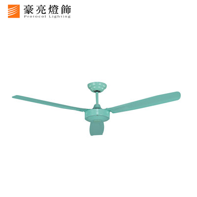 【豪亮燈飾】52吋 現代工業風鐵葉扇/復古綠/牆控(21147)~台灣製造 吊扇燈 吊扇