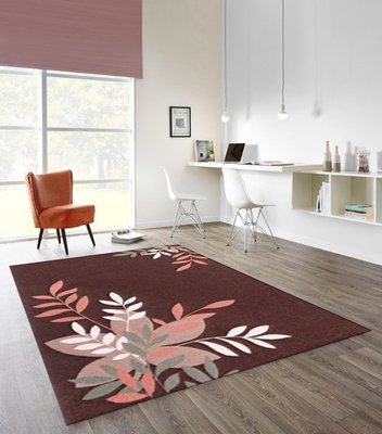 【范登伯格】德克薩斯時尚潮流玫瑰光影進口絲質地毯.促銷價2390元含運-160x230cm