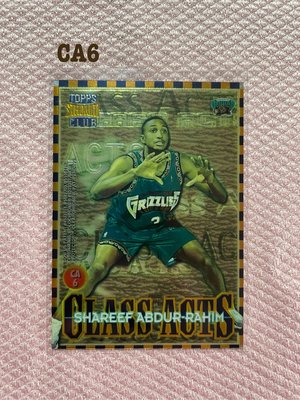 溫哥華灰熊隊 shareef abdur rahim NBA 籃球卡 球員卡 （每張200）