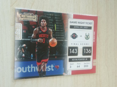 21-22 Contenders - Game Night Ticket  #14 - Kevin Porter Jr.