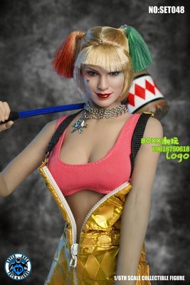 BOXX潮玩~33TOYS SUPER DUCK SET048 1/6 Cosplay系列 女小丑吊帶裝 接單