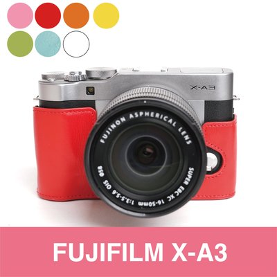 小馨小舖【TP Fujifilm X-A3 XA3 X-A5   開底真皮底座】 相機包 相機皮套 保護套 XA5