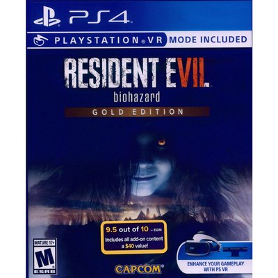 (現貨全新) PS4 惡靈古堡 7 黃金版 中英日文美版 Resident Evil  biohazard VR