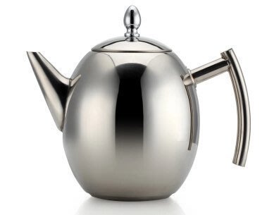 【熱賣精選】不銹鋼茶壺1 5L 冷水壺 功夫泡茶壺附濾網 適用電磁爐375A