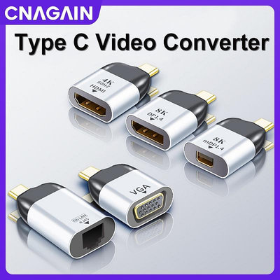 天極TJ百貨SAMSUNG Cnagain USB C 轉 HDMI/Dp/mini Dp/VGA/RJ45 以太網適配器,Type