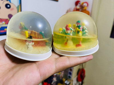 麥當勞主題收藏1993年麥當勞叔叔水晶球四小福玩具