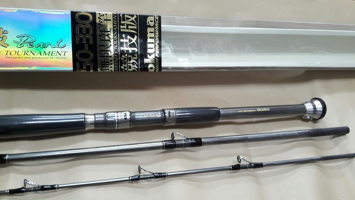 龍哥釣具1} OKuma 競技珍珠中小班竿50-330 50號11尺海釣場石斑竿限量