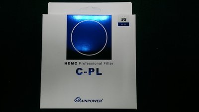 SUNPOWER TOP1 HDMC C-PL 偏光鏡 • 95mm CPL 鈦元素鍍膜 超薄框